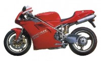 Ducati 916 červená